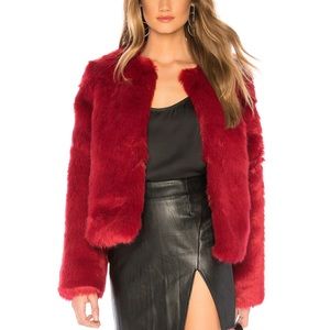 NYC Faux Fur Jacket Lovers + friends